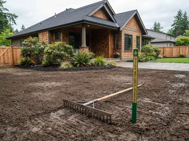 Yard grading and soil preparation in Auburn Yard grading and soil preparation in Auburn