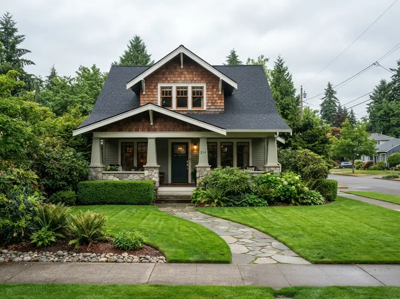 Clean shingle roof boosting curb appeal Clean shingle roof boosting curb appeal